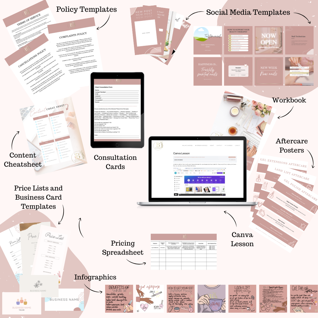 Add-On: Beauty Business Toolkit Templates